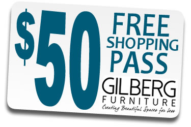 Gilberg Furniture Shopping Pass